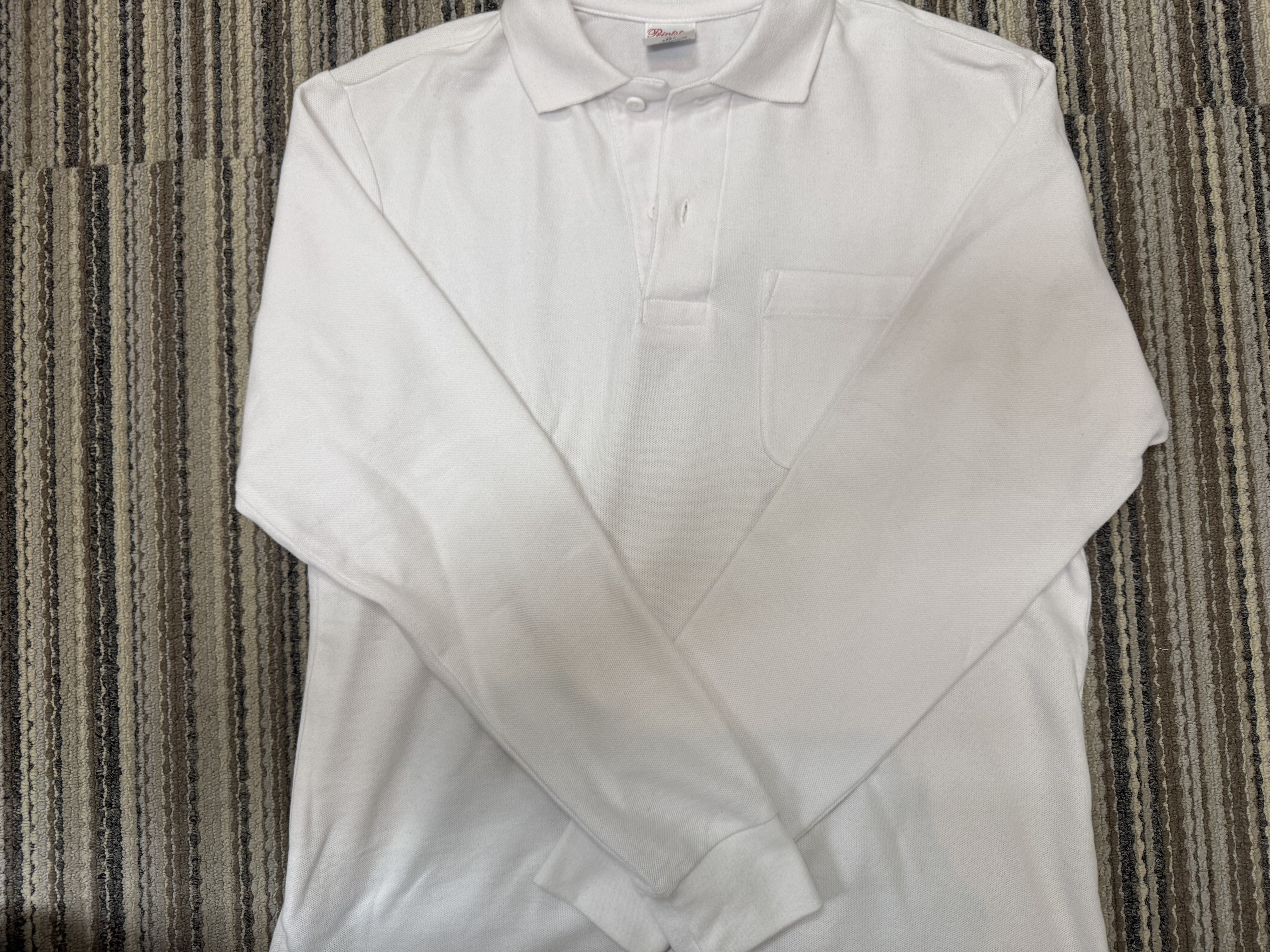 男女兼用長袖ポロシャツ